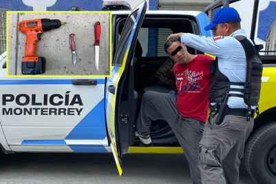 En Monterrey, sujeto amenaza de muerte a su tío con taladro solo por reclamarle que no dejaba dormir