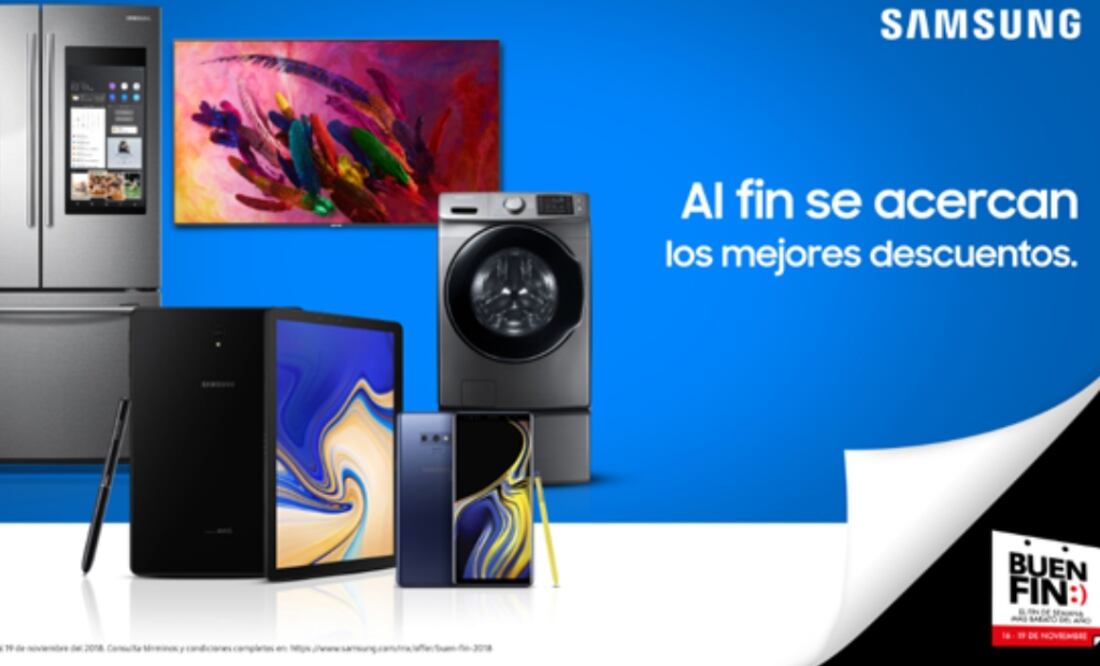 Las ofertas aplicarán para televisores, smartphones, línea blanca y diversos equipos de la marca