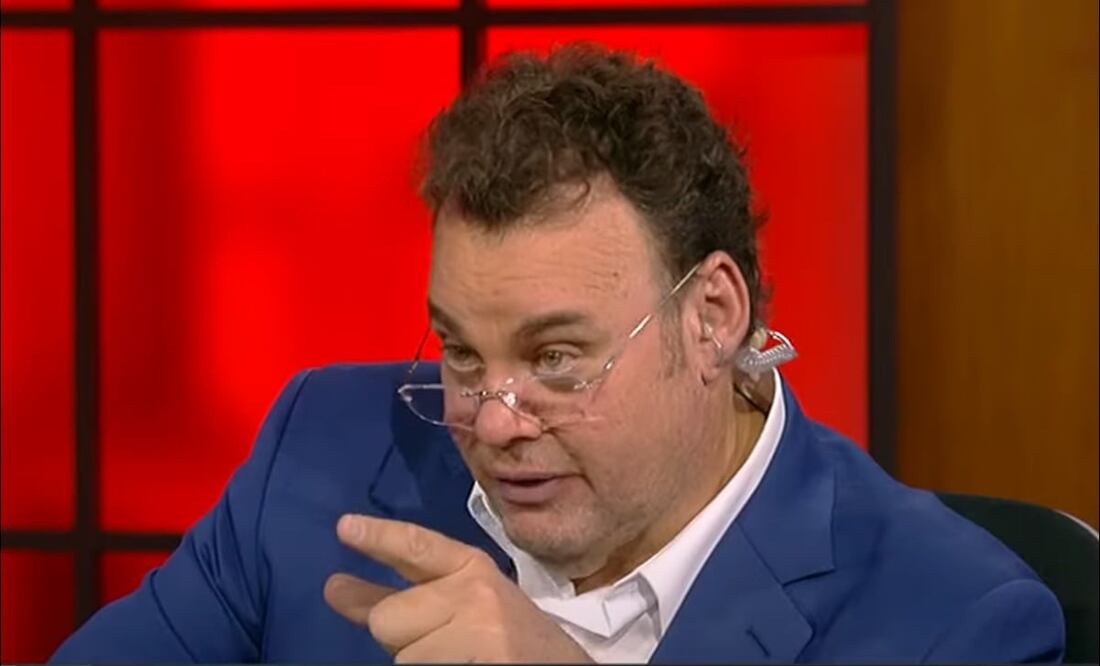 DAVID FAITELSON DURANTE UN PROGRAMA DE ESPN - FOTO: ESPECIAL