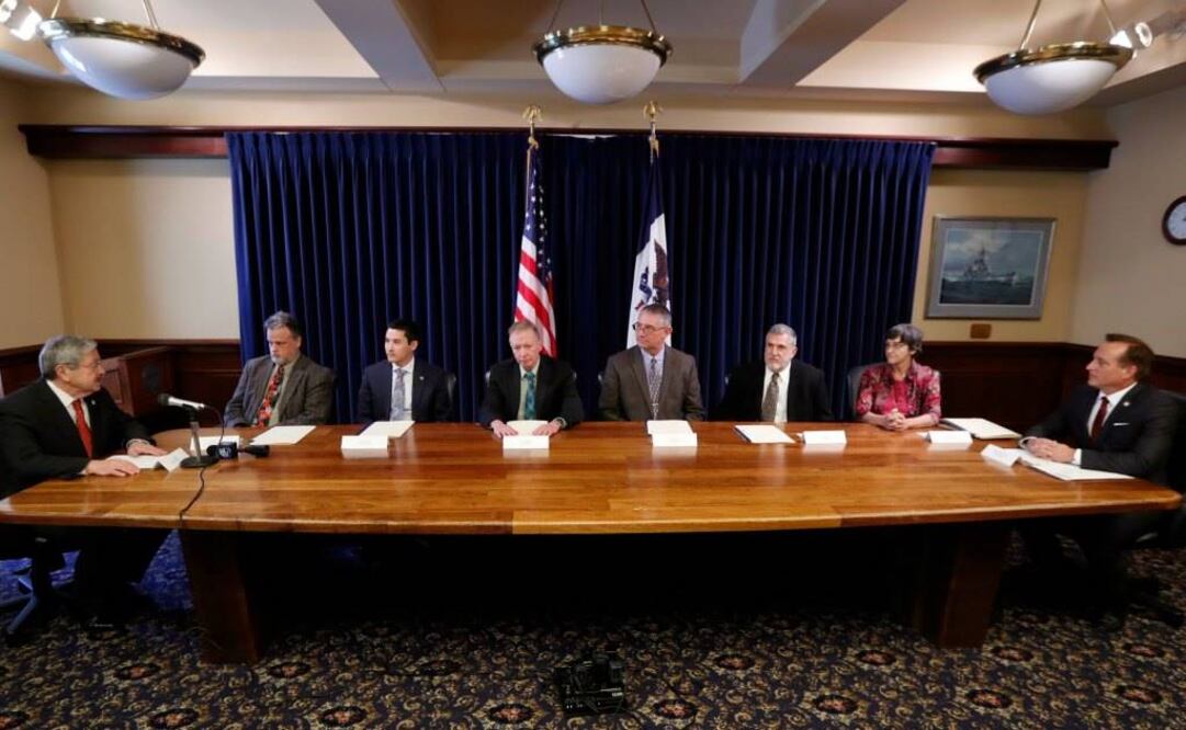 Colegio Electoral de Iowa. Foto: AP