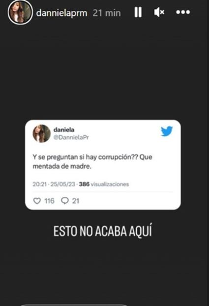 Este fue el mensaje que Daniela Parra, hija de Héctor Parra, mandó tras darse a conocer la sentencia del actor. Foto: Instagram