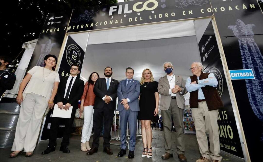 Inauguran primera edición de la Feria Internacional del Libro en Coyoacán. Foto: Especial 