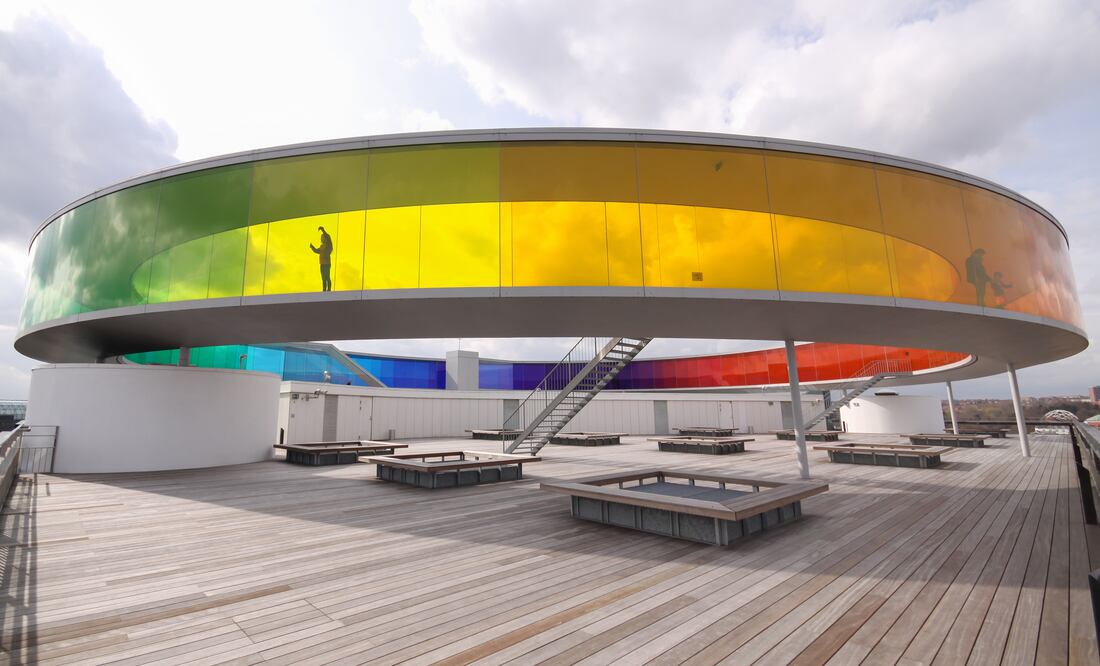 Your Rainbow Panorama, instalación permanente en ARoS, Museo de Arte de Aarhus. (Foto: iStock)