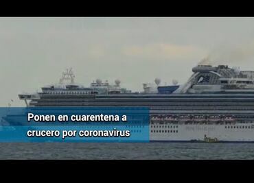 Japón pone en cuarentena a un crucero tras caso de coronavirus