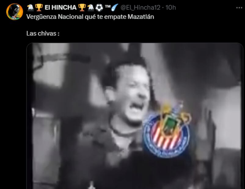 Los mejores memes del empate de Chivas en Mazatlán