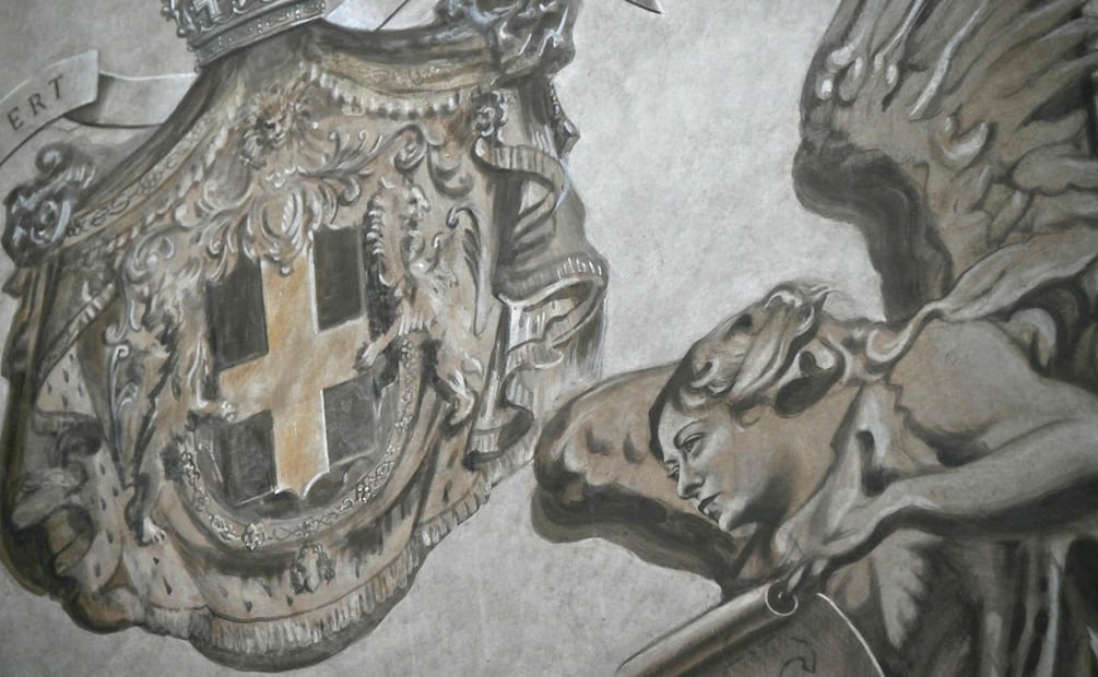 La polémica pareció divertir a la mandataria italiana, que publicó en Instagram la foto de su supuesto retrato con el comentario: "No, realmente no me parezco a un ángel". Foto: AFP