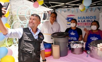Alcaldía Miguel Hidalgo tiene la red de comedores comunitarios más grandes de CDMX: Tabe; entregan más de 4 mil comidas completas diarias, dice