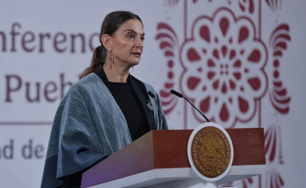 Marina Núñez Bespalova, subsecretaria de Desarrollo Cultural de la Secretaría de Cultura, anunció acciones para apoyar a las personas artesanas del país, así como un Atlas Artesanal para promover las artesanías. Foto: Fernanda Rojas / EL UNIVERSAL