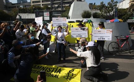 Con volanteo, Amnistía Internacional se manifiesta en contra de las labores de la GN en el Metro