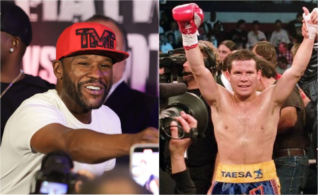 FOTO: ESPECIAL / Floyd Mayweather Jr y Julio César Chávez