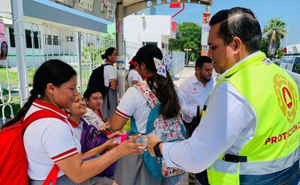 Por temperaturas de hasta 44 grados, activan brigada de hidratación en Ciudad Victoria, Tamaulipas