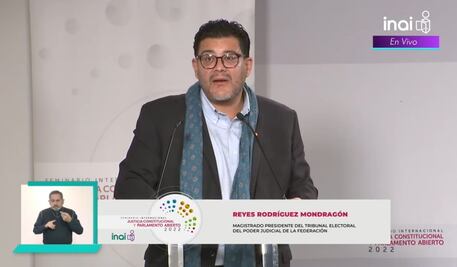 TEPJF abierto a cambiar reglas del juego, "pero nunca de manera regresiva": Rodríguez Mondragón