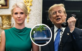 Donald Trump es captado otra vez junto a su asistente Natalie Harp sin Melania y desata críticas