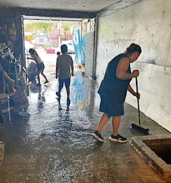 Precipitaciones afectan a 5 mil habitantes en el Valle de México