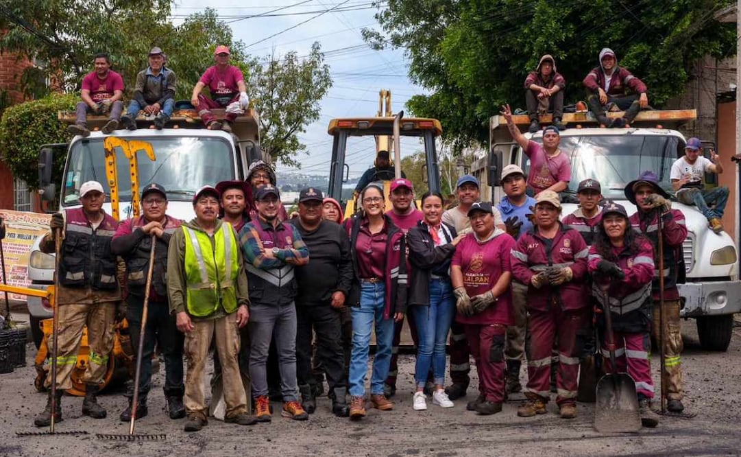 Arranca en Tlalpan programa de rehabilitación de vialidades.
Foto: Especial.