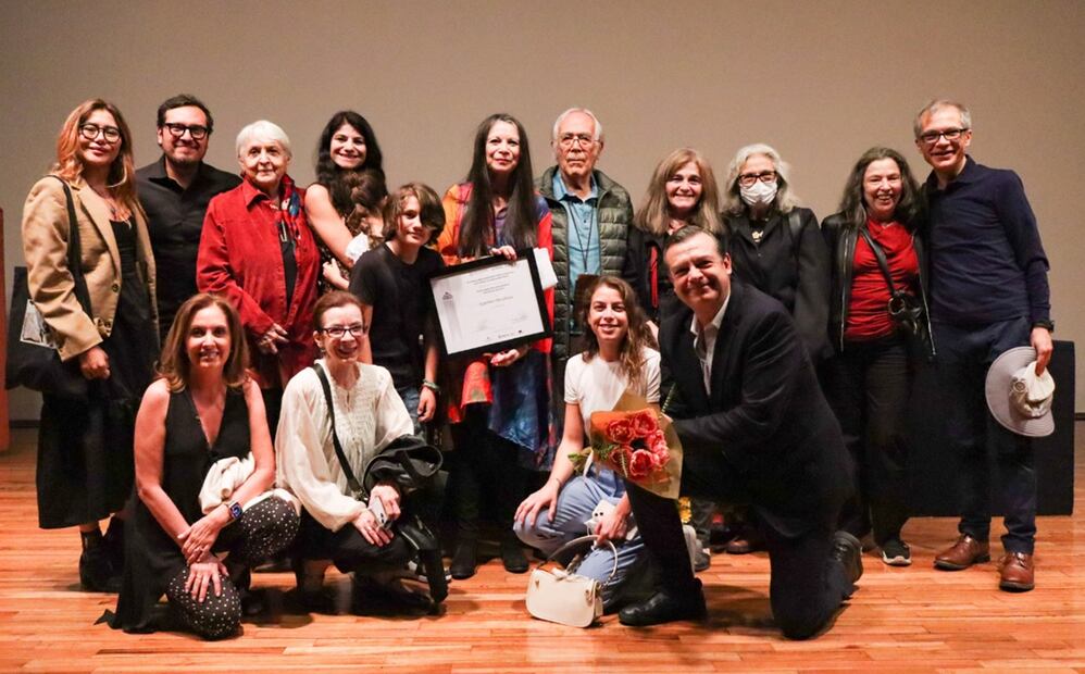Carmen Boullosa recibió el Premio Bellas Artes de Literatura Inés Arredondo 2023.
Foto: Aldo Vargas/ INBAL, cortesía