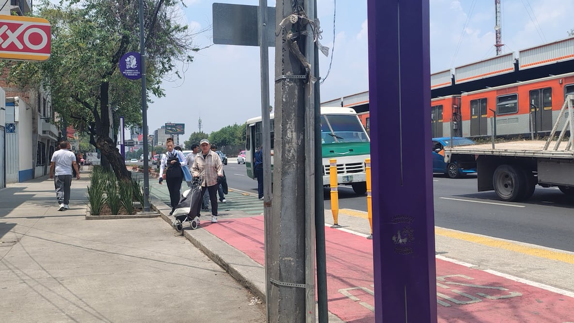 Ciclovía de Tlalpan enfrenta invasión de peatones y motos. Foto: Arantxa Meave