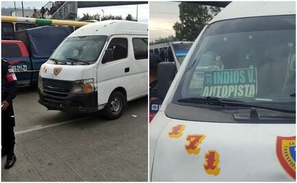 Matan a pasajero durante robo a una combi en la México-Pachuca