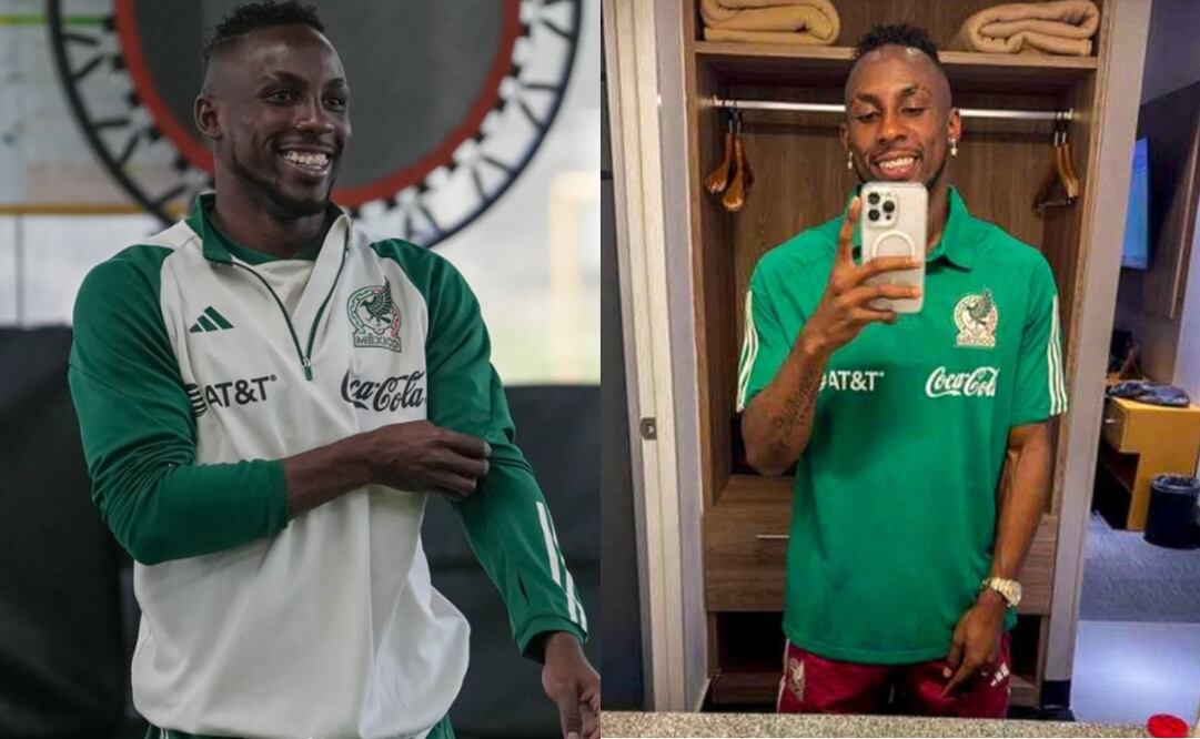 Julián Quiñones posó con la camiseta del Tri / Foto: Especiales