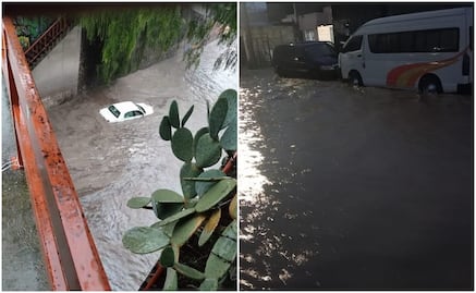 Lluvia deja inundaciones y afectaciones en Huehuetoca; crece nivel de agua en Río Cuautitlán