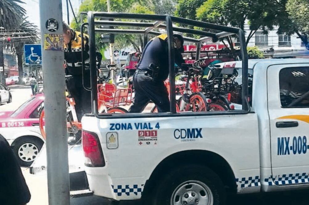 Mobike acusa que le han incautado más de 500 bicicletas y la autoridad, desde hace tres meses, no le ha dicho cómo recuperarlas. Foto/ARCHIVO EL UNIVERSAL