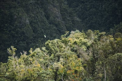 El Monstruo, la tirolesa más larga del Caribe