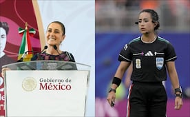 Claudia Sheinbaum felicita a la árbitra Katia Itzel García por su debut en el Mundial 2026 