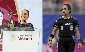 Claudia Sheinbaum felicita a la árbitra Katia Itzel García por su debut en el Mundial 2026 