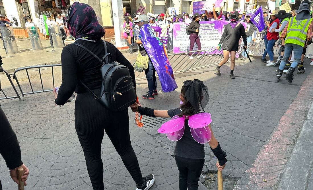 Marcha 8M en Edomex. Foto. Claudia González