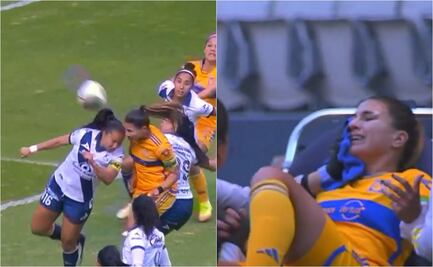 VIDEO: Nayeli Rangel y su fuerte choque que le causó fractura en la Liga MX Femenil
