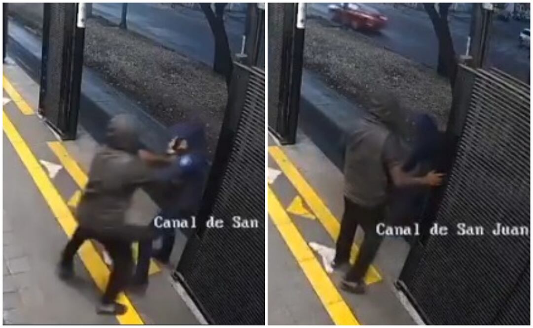 Oficial es arrojada al paso del Metrobús: Foto: Captura de video