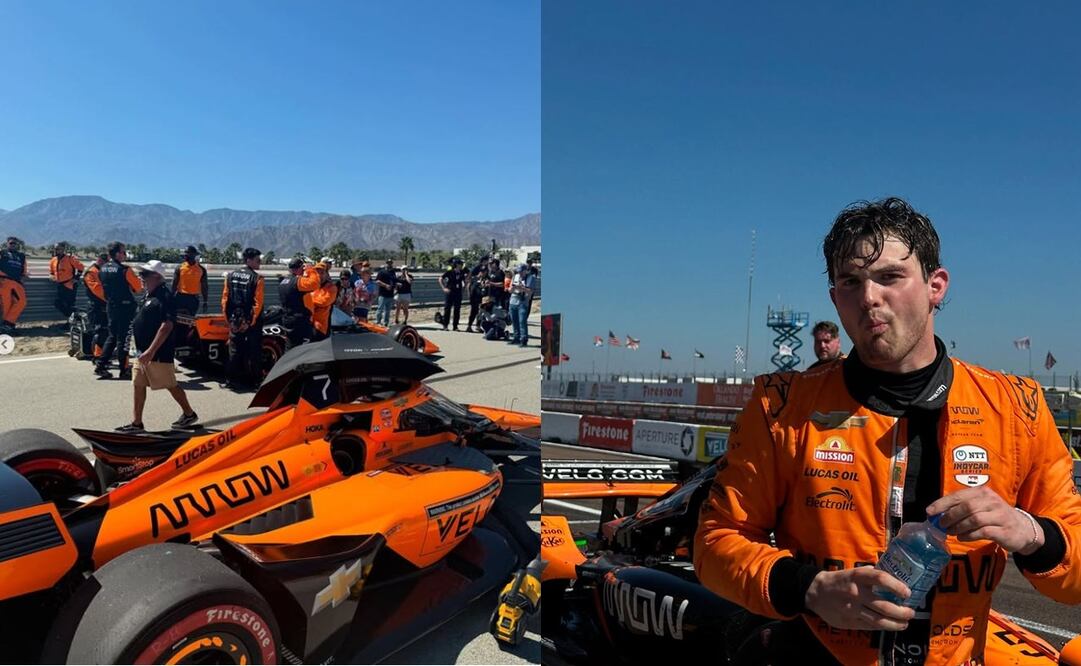 Patricio O'Ward en la IndyCar - Fotos: @arrowmclaren y @patriciooward en Instagram