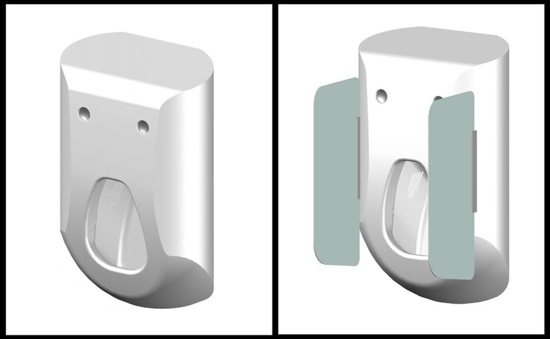 El sistema se compone de un sensor que se activa con el uso del urinario. (FOTO: EFE)