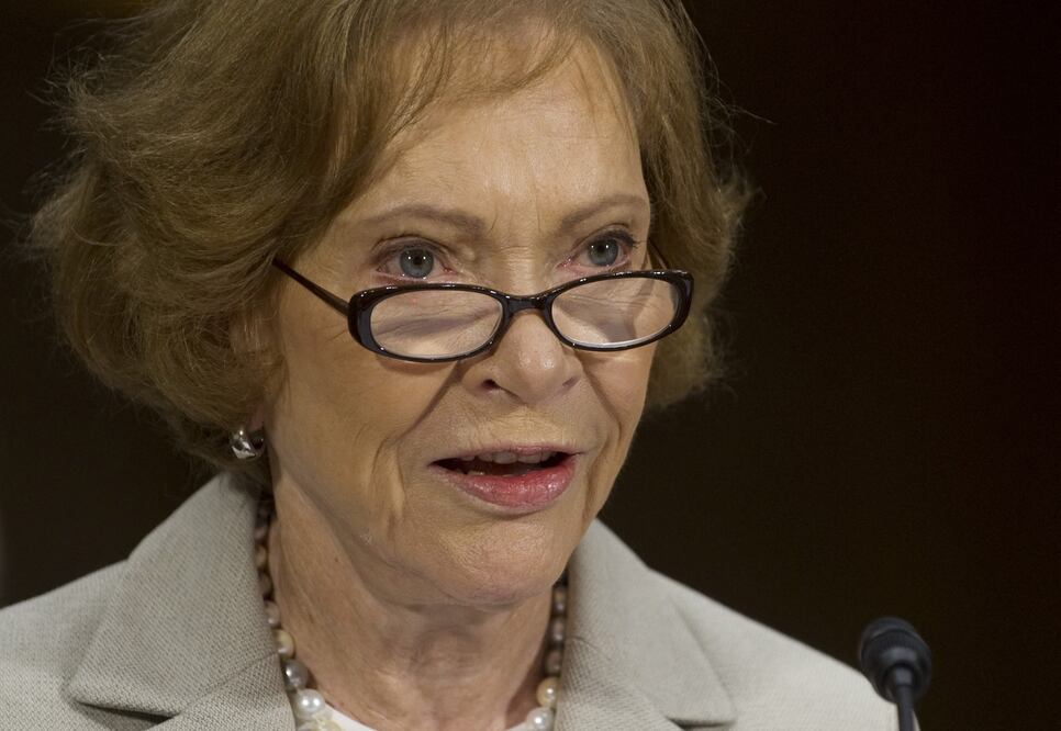 La exprimera dama de Estados Unidos Rosalynn Carter, esposa del expresidente Jimmy Carter. Foto: AFP