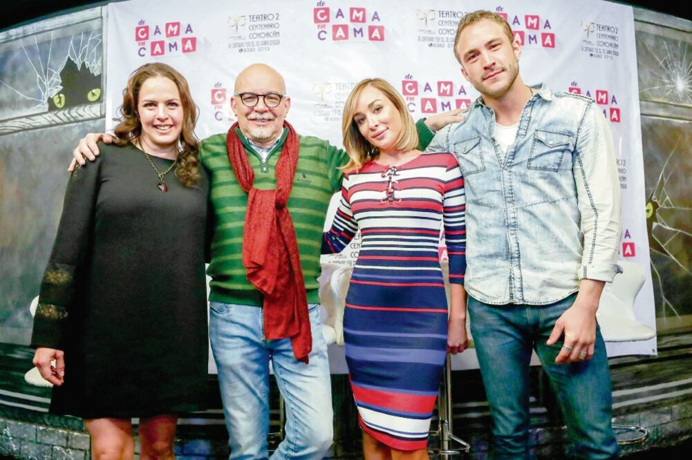 Para los actores, el objetivo es que se reflexione acerca de la violencia en pareja. (D. SIMÓN SÁNCHEZ, EL UNIVERSAL)