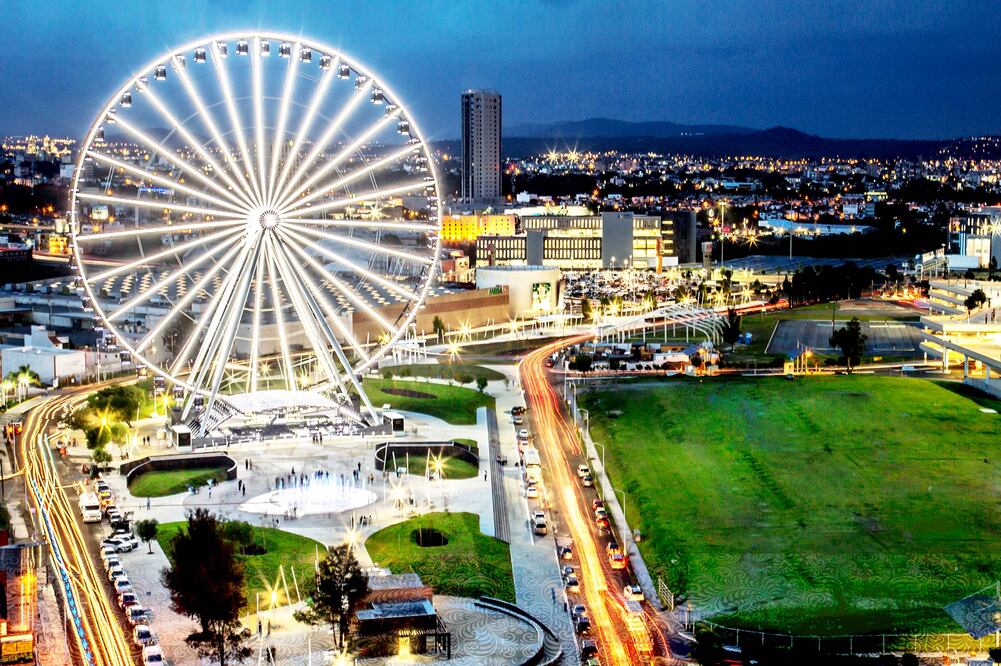 La Estrella de Puebla es reconocida como la rueda de la fortuna más alta del mundo. (Foto: Turismo de Puebla)