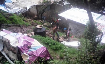 Se registran deslaves en Villa del Carbón y Huixquilucan