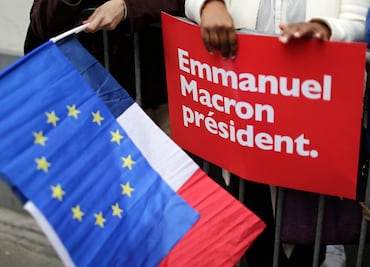 Líderes mundiales reaccionan ante el triunfo de Macron en Francia