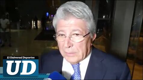 Presidente del Atlético de Madrid, preocupado por el San Luis