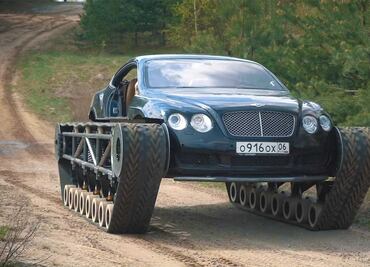Convierten Bentley en un “tanque de guerra”