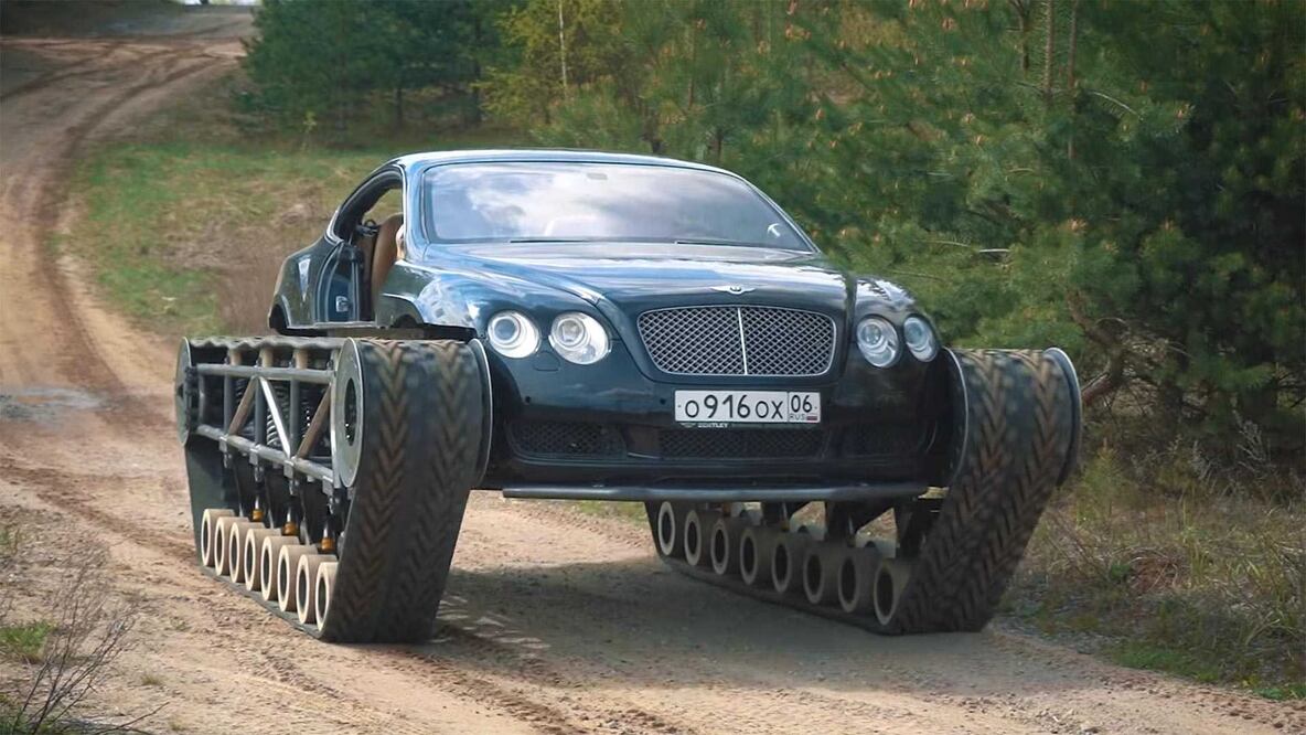 Convierten Bentley en un “tanque de guerra”