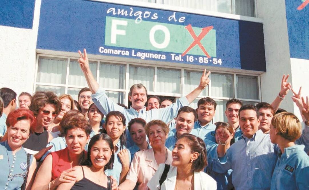 En 1997 Vicente Fox hizo pública su aspiración presidencial para 2000, tras dos años de campaña y el impulso de Amigos de Fox. Foto: ARCHIVO EL UNIVERSAL