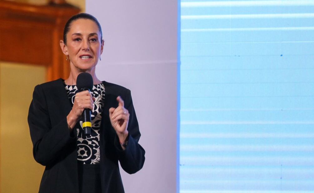 La Mandataria Federal destacó que en el primer semestre del 2018 en comparación con el mismo periodo del 2024 hubo una reducción en el número de homicidios en 14.2%. Foto: Axel Sánchez / EL UNIVERSAL