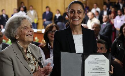 Crónica. Poniatowska y Morena arropan a Claudia Sheinbaum