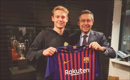 Barcelona paga exorbitante cifra por Frenkie de Jong
