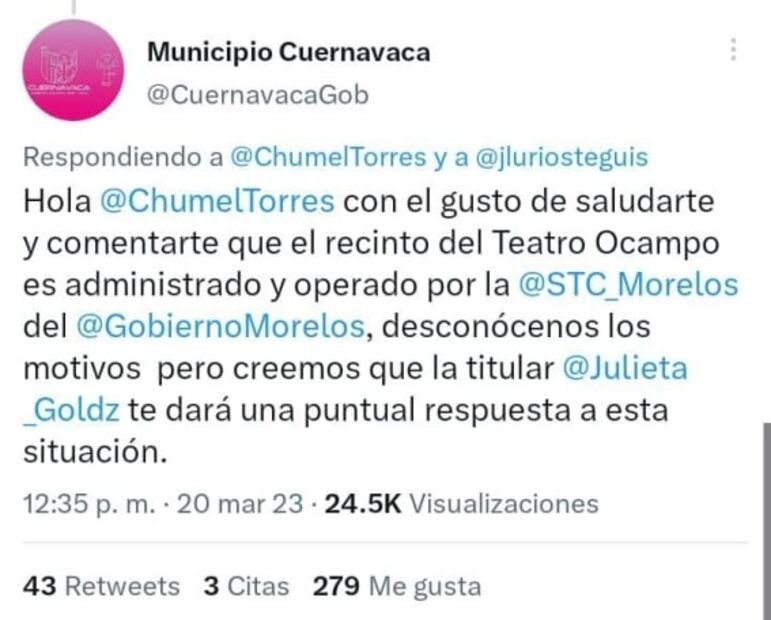 Pese a tener teatro pagado y fecha confirmada, cancelan evento de Chumel Torres