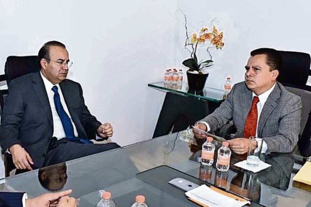 Rendirá frutos. El encuentro con Manuel Granados se traducirá en resultados, asegura Navarrete Prida. (TOMADA DE TWITTER)