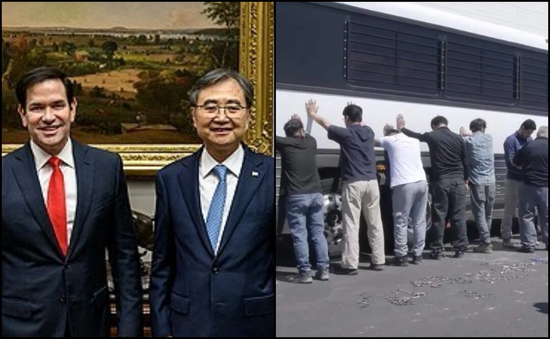 Marco Rubio con el ministro de Asuntos Exteriores surcoreano, Cho Hyun. Foto: Archivo EL UNIVERSAL