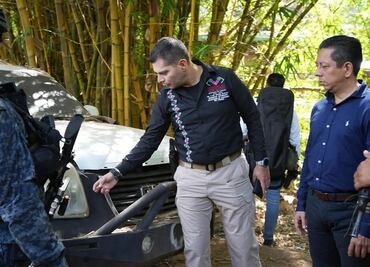 Aseguran vehículos "monstruos", miles de cartuchos y artefactos explosivos del CJNG en Frontera Comalapa; hay 8 detenidos