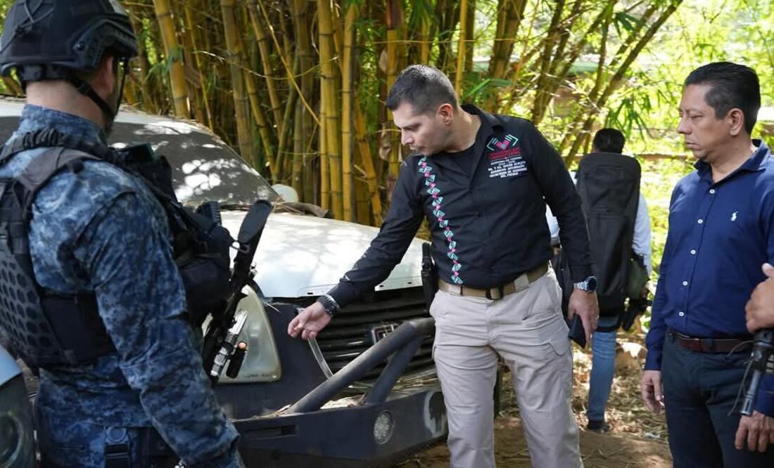 Los operativos se realizaron en Frontera Comalapa, municipio conocido como la antigua sede de operaciones del CJNG en Chiapas (4/01/2025). Foto: Especial